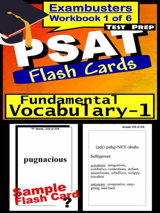 Title details for PSAT Test Fundamental Vocabulary 1—Exambusters Flashcards—Workbook 1 of 6 by PSAT Exambusters - Available